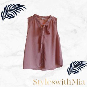 Sleeveless Pastel Pink Lightweight Top (Workwear and Casual wear)